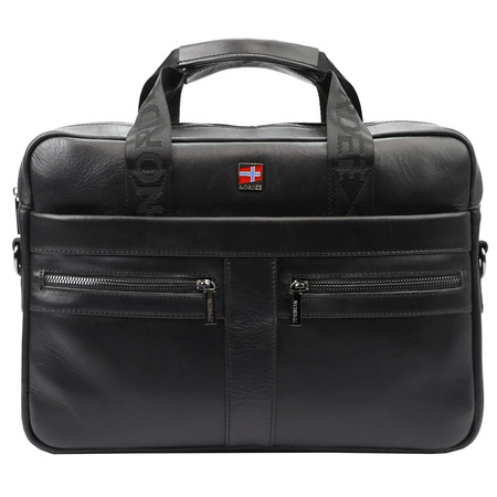 NORDEE teczka skóra naturalna - mężczyzna