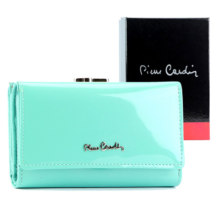 Portfel damski skóra naturalna + skóra ekologiczna Pierre Cardin