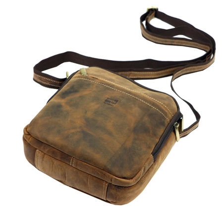 Torba saszetka na ramię męska skórzana skóra naturalna Nordee