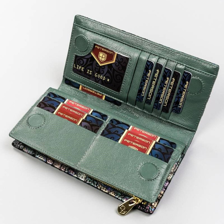 Portfel damski skórzany skóra naturalna  Peterson 