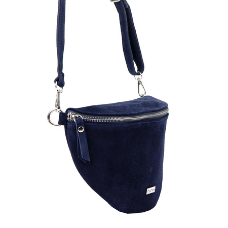 MiaMore torebka listonoszka skóra naturalna fioletowy