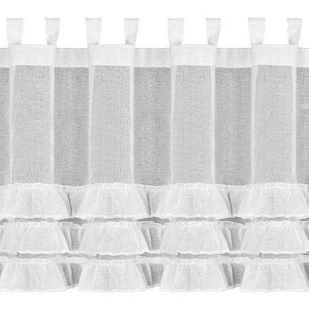 FIRANA GOTOWA LILIAN 2 NA SZELKACH 150 X 70 CM BIAŁY