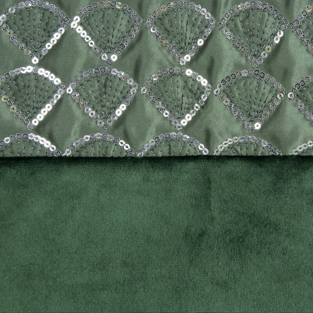 ZASŁONA GOTOWA MARGOT 140 X 250 CM CIEMNOZIELONY