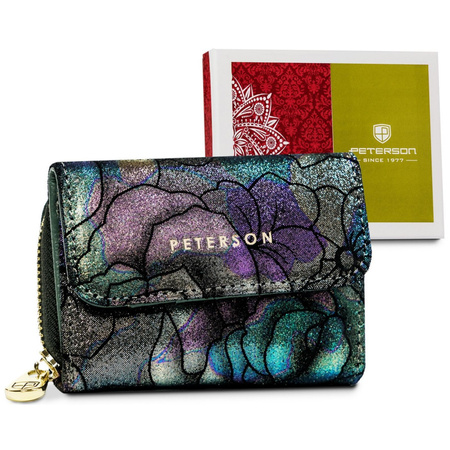 Portfel damski skórzany skóra naturalna  Peterson 
