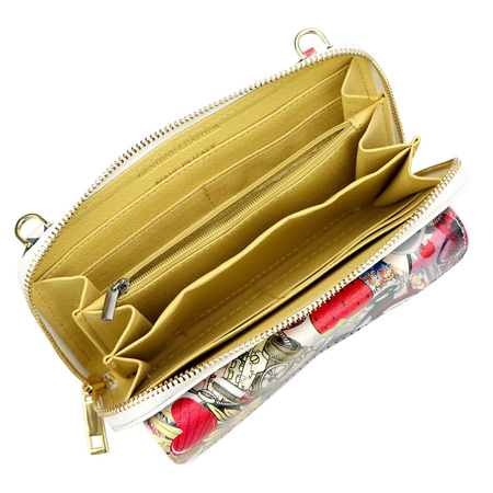 Portfel damski skórzany skóra naturalna Gregorio