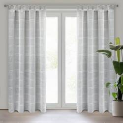 FIRANA GOTOWA ARCADIA NA SZELKACH 140 X 250 CM SREBRNY