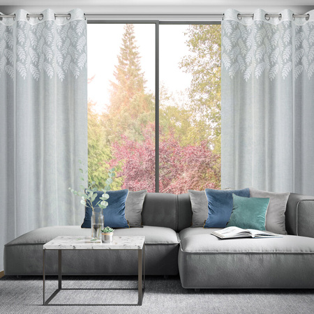 FIRANA GOTOWA ANET 140X250 CM BIAŁY