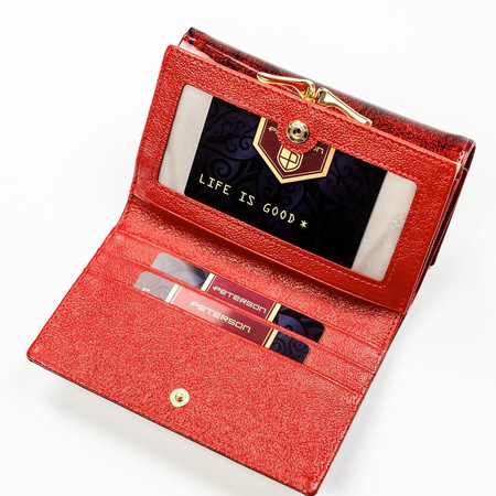 Portfel damski skóra naturalna skórzany Peterson