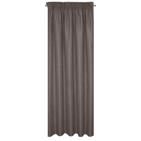 ZASŁONA GOTOWA ADA NA TAŚMIE 140 X 270 CM GRAFITOWY