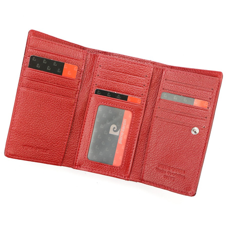 Portfel damski skórzany skóra naturalna Pierre Cardin