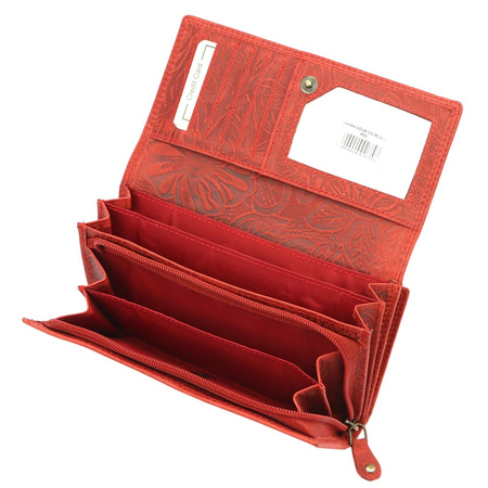 Portfel damski skórzany skóra naturalna Nordee