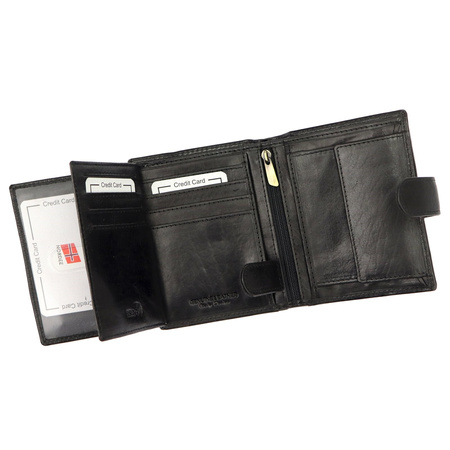 Portfel męski skórzany skóra naturalna Nordee