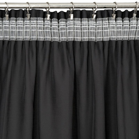 FIRANA GOTOWA DANI 1 NA TAŚMIE 140 X 250 CM CZARNY