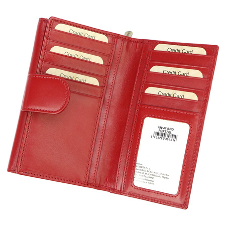 Portfel damski skórzany skóra naturalna El Forrest