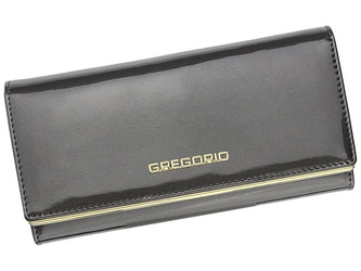 Portfel damski skórzany skóra naturalna Gregorio