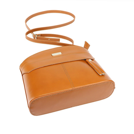 MiaMore torebka listonoszka skóra naturalna brązowy