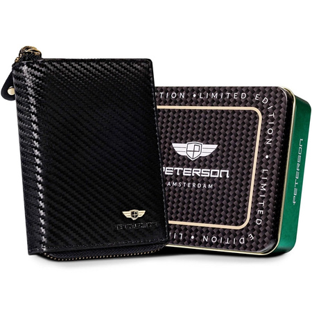 Portfel męski skórzany skóra naturalna  Peterson