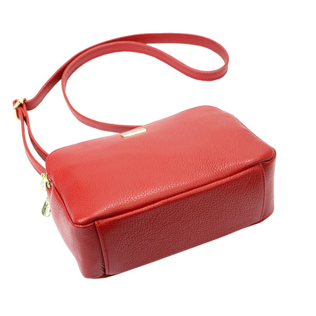 MiaMore torebka listonoszka skóra naturalna szary