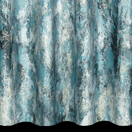 ZASŁONA GOTOWA MALIA 140 X 250 CM TURKUSOWY