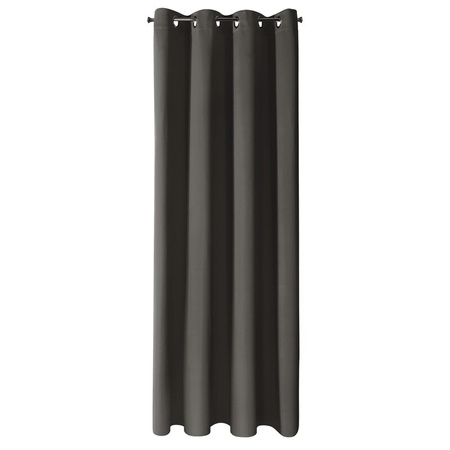 ZASŁONA GOTOWA LOGAN 135 X 250 CM GRAFITOWY