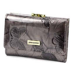 Portfel damski skórzany skóra naturalna Gregorio