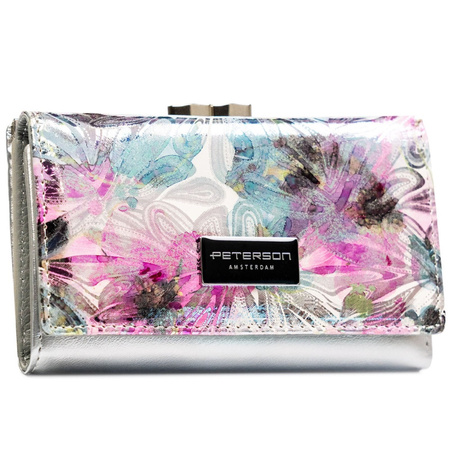 Portfel damski skóra naturalna skórzany Peterson