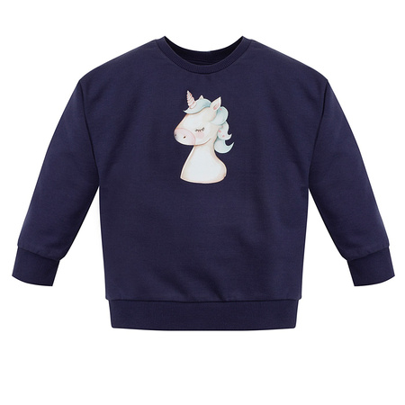 Bluza  przez głowę FAIRY granatowy 110