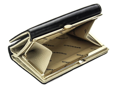 Portfel damski skórzany skóra naturalna Gregorio