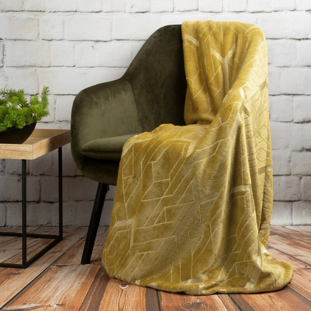 KOC GINKO4 150 X 200 CM ZŁOTY