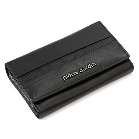 Portfel damski skórzany skóra naturalna Pierre Cardin 