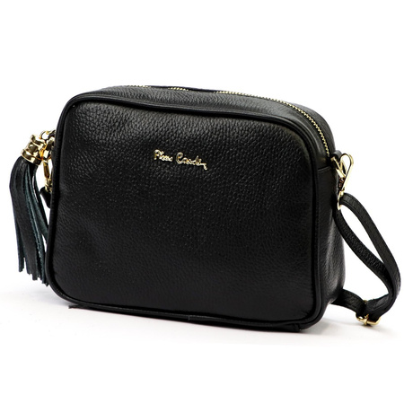 Torebka torebki skórzana skóra naturalna Pierre Cardin damska 