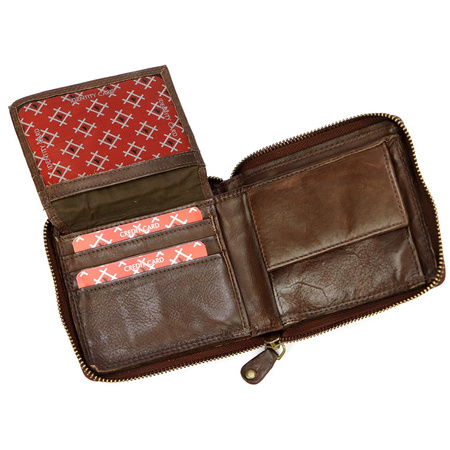 Portfel męski skórzany skóra ekologiczna VS 