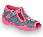 Befado buty kapcie pantofle dla dziewczynki