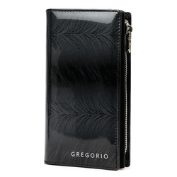 Portfel damski skórzany skóra naturalna Gregorio