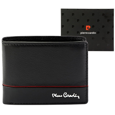 Portfel męski skórzany skóra naturalna Pierre Cardin