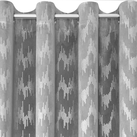 ZASŁONA GOTOWA BIANKA 140X250 CM SZARY