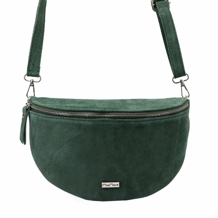 MiaMore torebka listonoszka skóra naturalna fioletowy