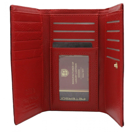 Portfel damski skórzany skóra naturalna  Peterson