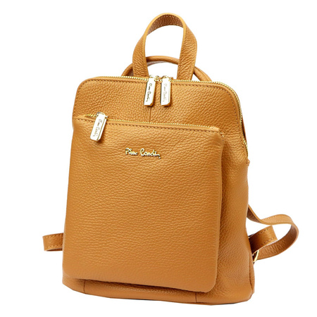 Plecak damski skórzany skóra naturalna Pierre Cardin
