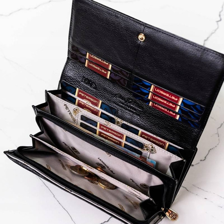 Portfel damski skórzany skóra naturalna  Peterson