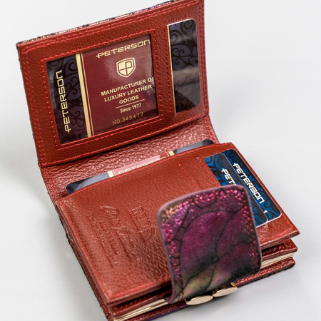 Portfel damski skórzany skóra naturalna  Peterson