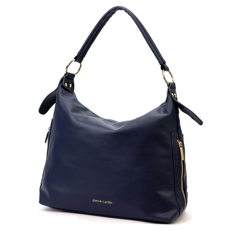 Torebka torebki skórzana skóra ekologiczna Pierre Cardin damska