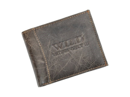 Portfel męski skórzany skóra naturalna Wild 