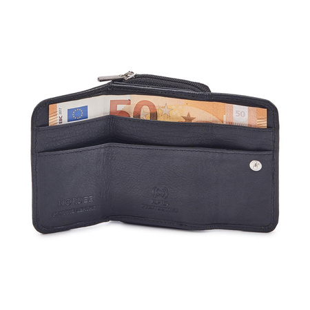 Portfel męski skórzany skóra naturalna Nordee