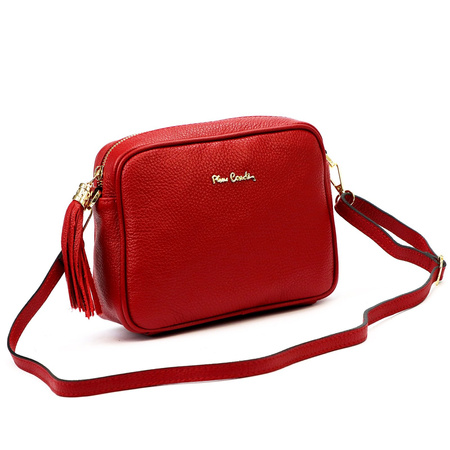 Torebka torebki skórzana skóra naturalna Pierre Cardin damska 