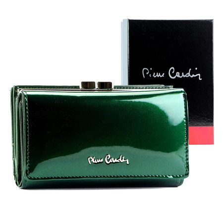 Portfel damski skóra naturalna + skóra ekologiczna Pierre Cardin
