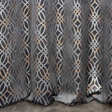 ZASŁONA GOTOWA ARETA 140 X 250 CM STALOWY