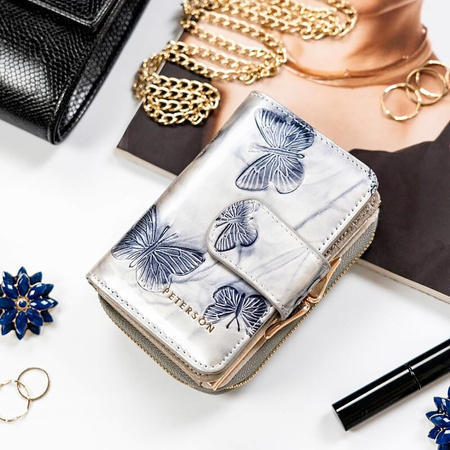 Portfel damski skóra naturalna skórzany Peterson