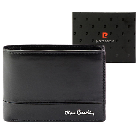 Portfel męski skórzany skóra naturalna Pierre Cardin