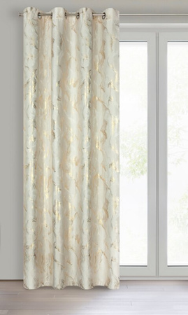 ZASŁONA GOTOWA MELODY 140 X 250 CM KREMOWY